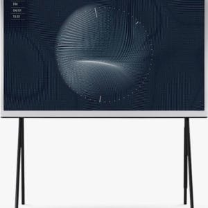 Samsung The Serif QE43LS01R QLED HDR 4K Ultra HD Smart TV, 43" with TVPlus, Apple TV App & Bouroullec Brothers Design, - Image 1