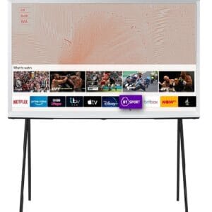 Samsung Serif QE43LS01TB 43" Smart HDR 4K Ultra HD QLED TV 4K (Cotton Blue) - Image 1