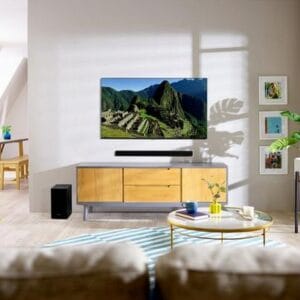 SAMSUNG Q60T/XU 5.1 Wireless Sound Bar with DTS Virtual:X (No wall bracket) - Image 2