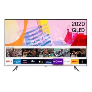 Samsung QE43Q65T (2020) QLED HDR 4K Ultra HD Smart TV, 43 inch with TVPlus - Image 1