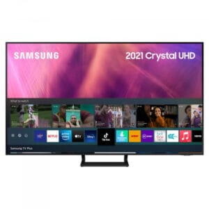 Samsung UE75AU9000 (2021) HDR 4K Ultra HD Smart TV, 75 inch with TVPlus, Black (No Stand) - Image 1