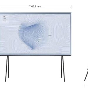 SAMSUNG The Serif QE50LS01BHUXXU 50" QLED 4K HDR Smart TV in Cotton Blue - Image 2