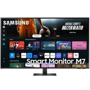 Samsung LS43DM702UUXXU 43 Inch 4K Ultra HD HDR10 Smart Monitor with Speakers - Image 1