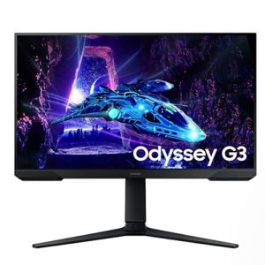 SAMSUNG Odyssey G3 LS24DG302EUXXU Full HD 24" VA LCD Gaming Monitor - Black - Image 1