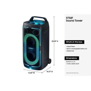 Samsung HW-ST50F Sound Tower Bluetooth Speaker - Black - Image 2