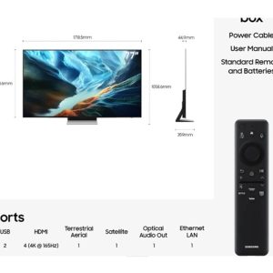 Samsung QE77S93HA 77" 4K Ultra HD OLED Smart TV - Image 2