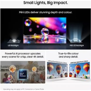 Samsung UE75M80HA 75" Mini LED HDR 4K Ultra HD Smart AI TV - Image 2