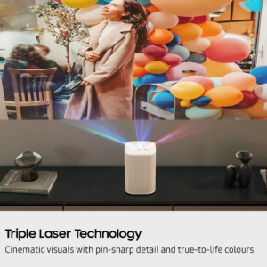 Samsung The Premiere 5 LPF5D Full HD Smart Ultra Short Throw Projector, 560 Lumens, White - Image 2