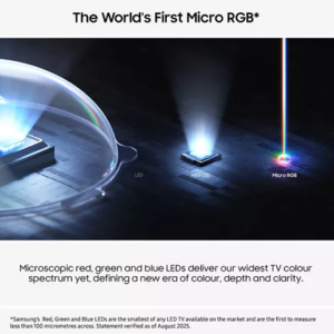 Samsung MRE55R85H R85H 55" Micro RGB 4K Smart AI TV 2026 - Image 3